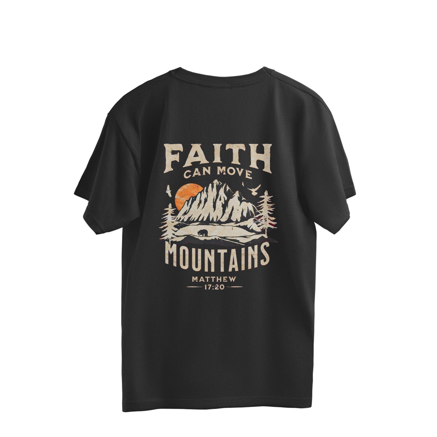Faith & Mountains Oversized Tshirt