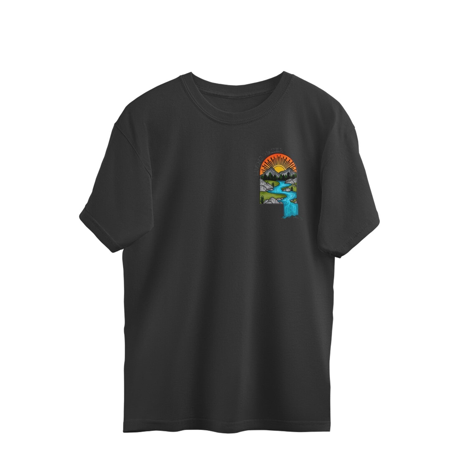 Faith & Mountains Oversized Tshirt